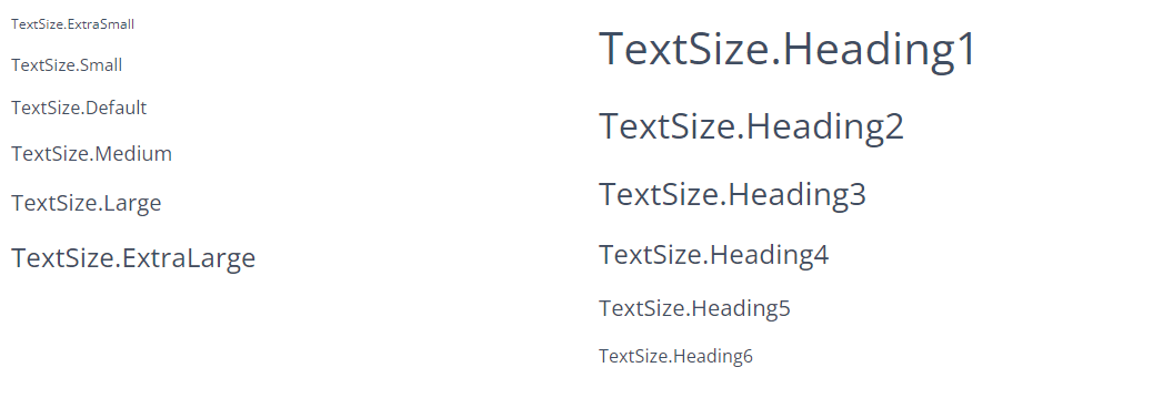 Feature Text Size